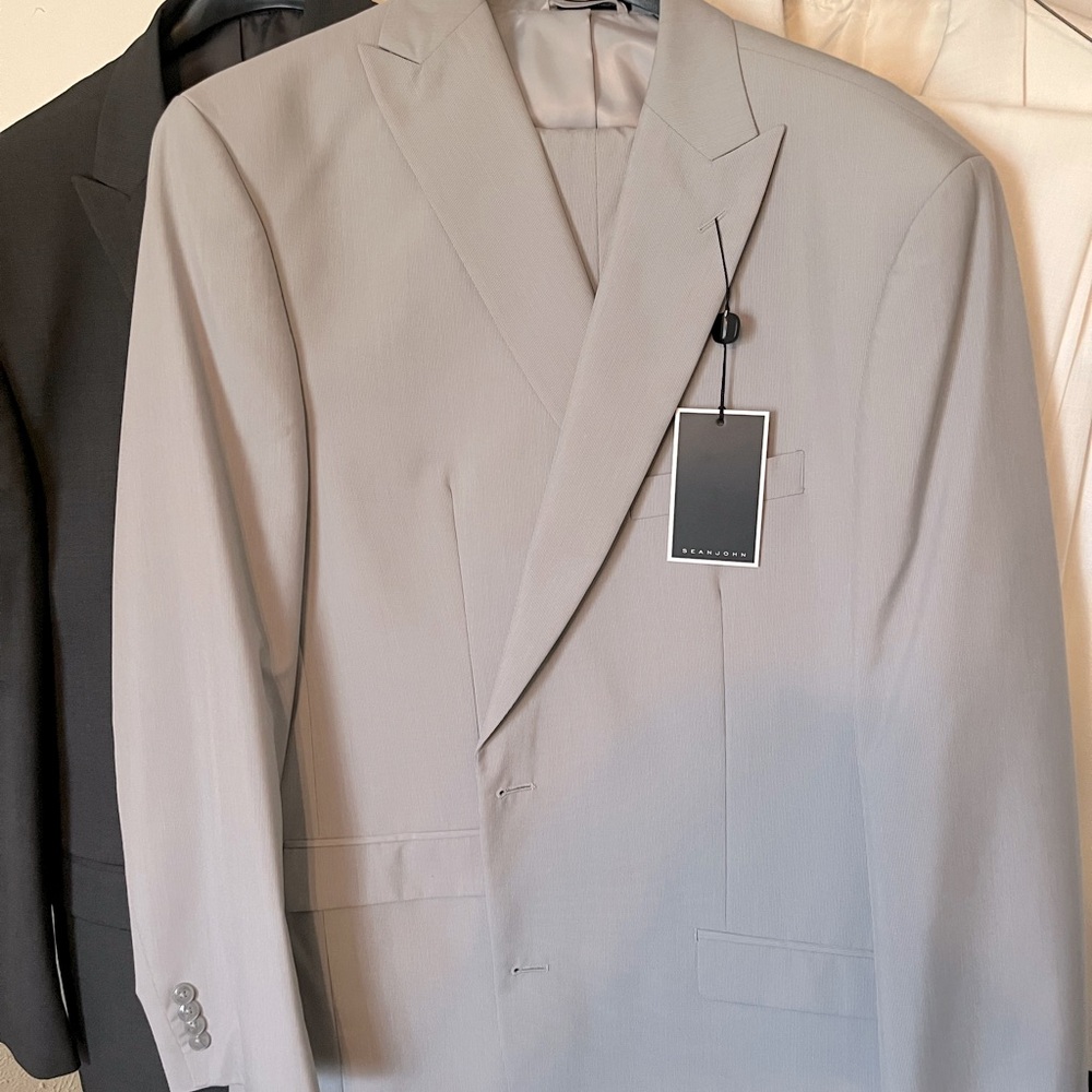 $200each 46L 40 waist New never worn 1 Blk 1 Grey 1 White